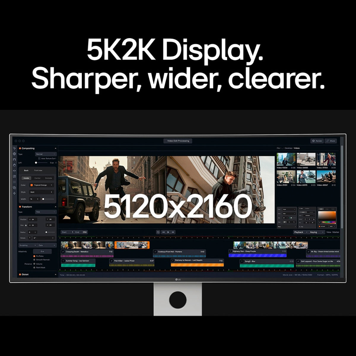 LG UltraFine 40U990A-W 5K2K 40" WUHD (5120x2160) 120Hz 5ms GtG Nano IPS Gaming Monitor